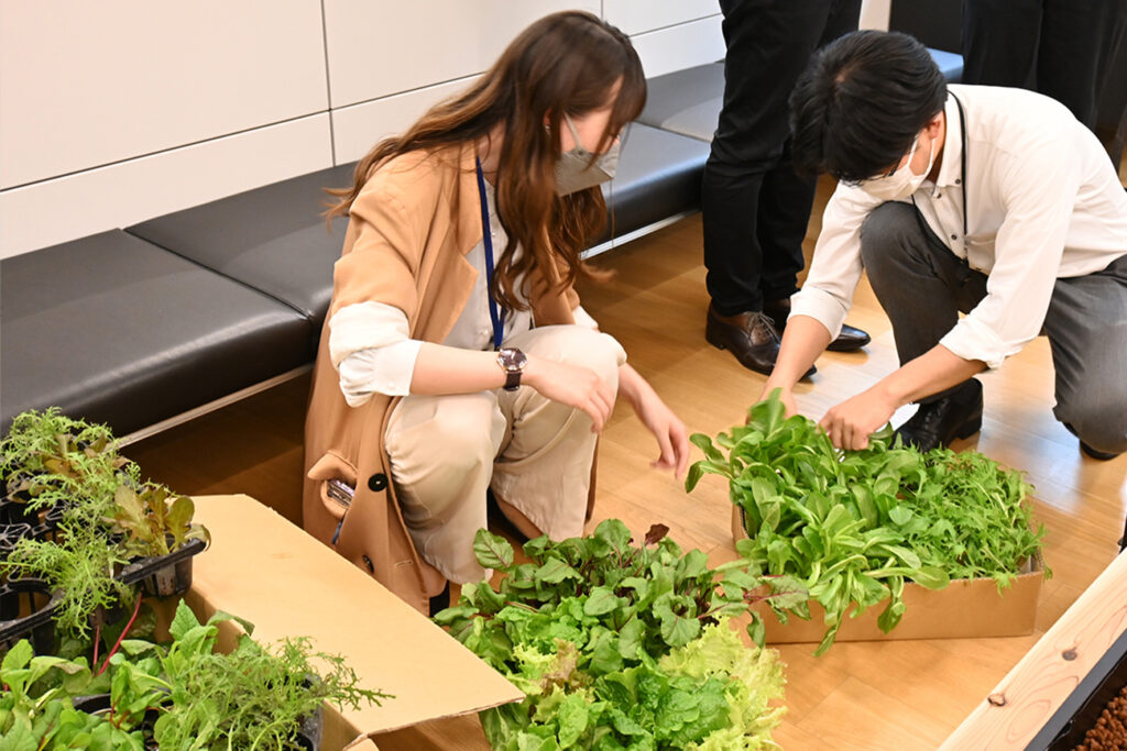 安井建築設計事務所「体験型緑化ラボ」 